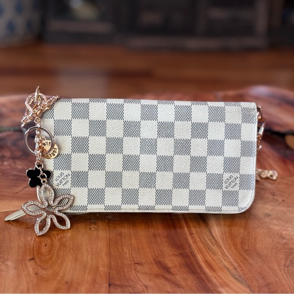 LV Damier Azur Insolite Wallet converted vintage - Picture 3 of 15